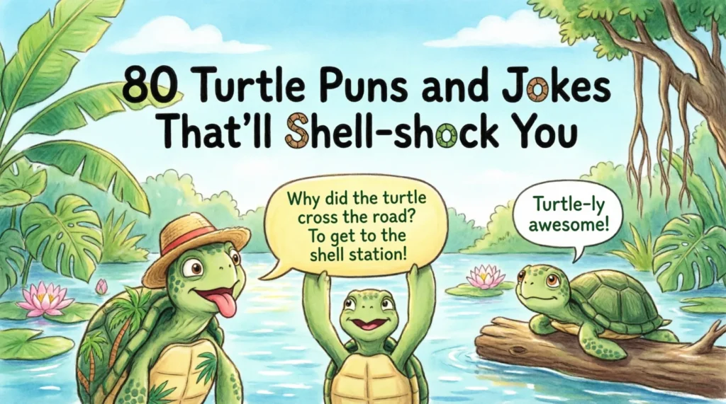 turtle puns and jokes