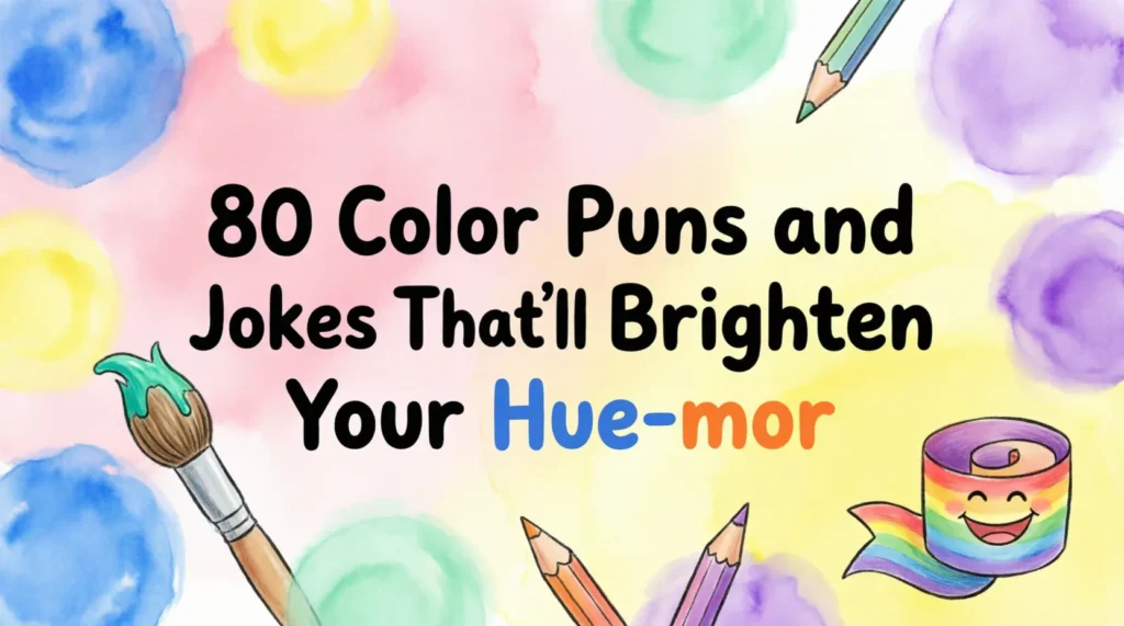 color puns and jokes