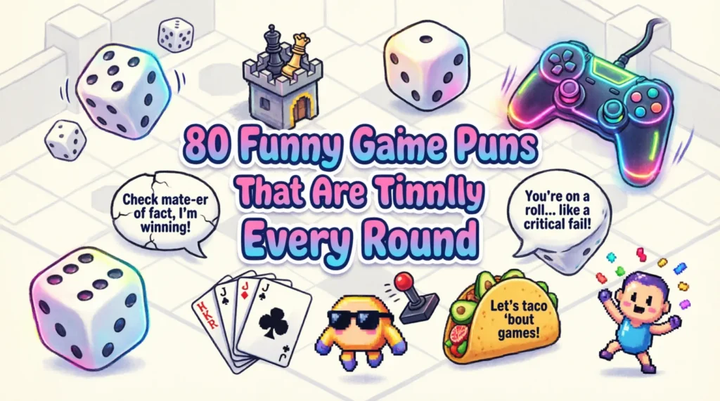 funny game puns
