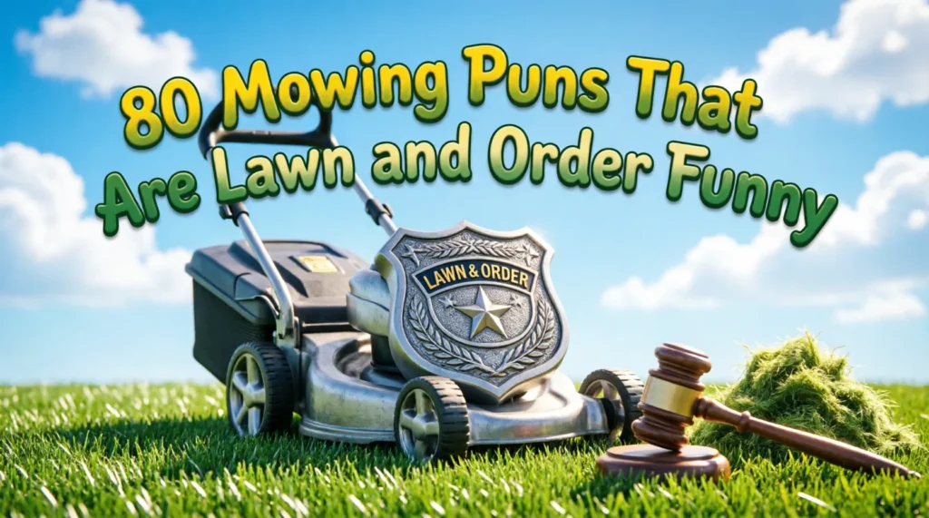 mowing puns