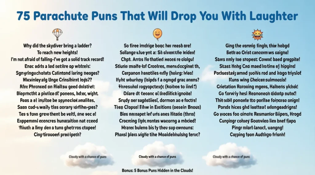 parachute puns