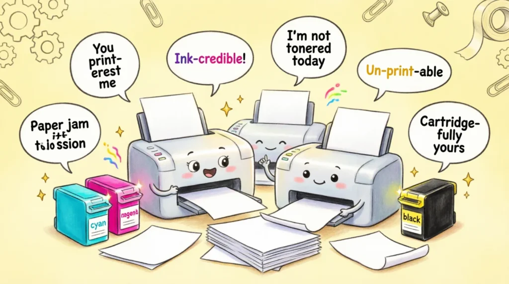 80 Printer Puns That Make a Lasting Impression
