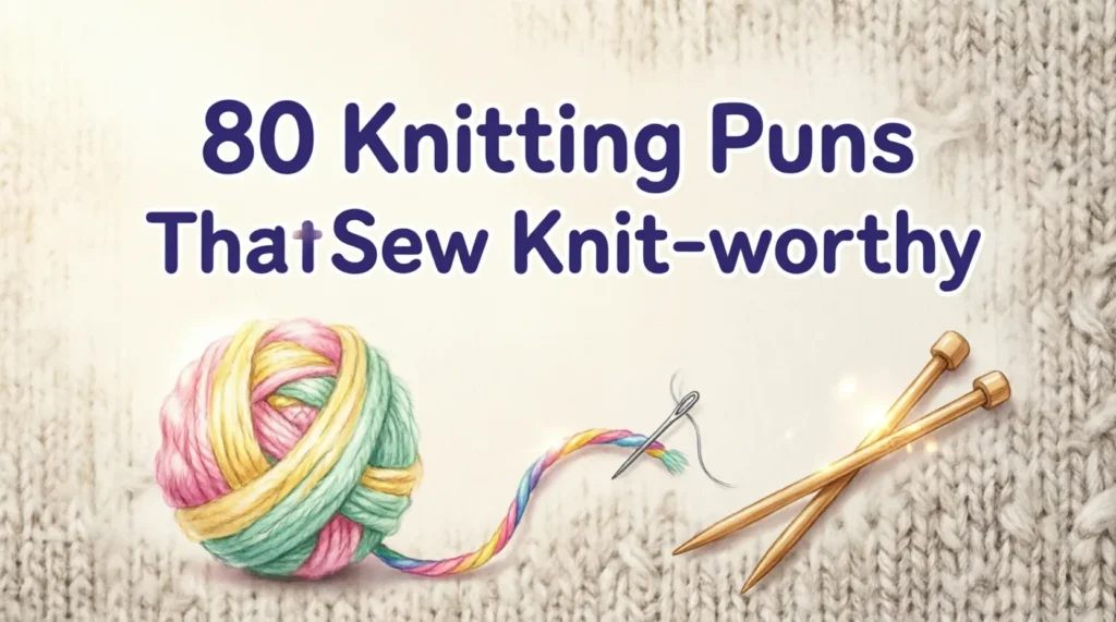knitting puns